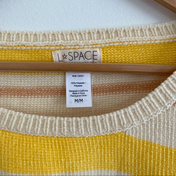 L*SPACE Sun Seeker Sweater NWT M - Picture 7 of 8